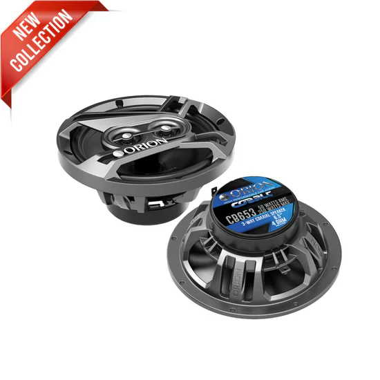 Orion CB653 6.5" 3-Way Coaxial Speakers (Pair)