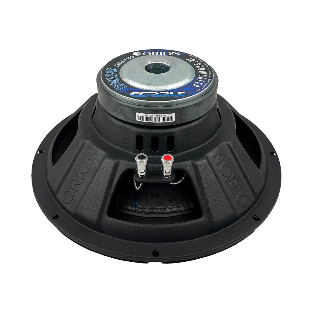 Orion CBW124S 12” Single Voice Coil 4 Ohm Subwoofer | 1600W Cobalt Series Bass ORION Orion CBW124S 12” Single Voice Coil 4 Ohm Subwoofer | 1600W Cobalt Series Bass Orion CBW124S 12” Single Voice Coil 4 Ohm Subwoofer | 1600W Cobalt Series Bass Orion CBW124S 12” Single Voice Coil 4 Ohm Subwoofer | 1600W Cobalt Series Bass Orion CBW124S 12” Single Voice Coil 4 Ohm Subwoofer | 1600W Cobalt Series Bass