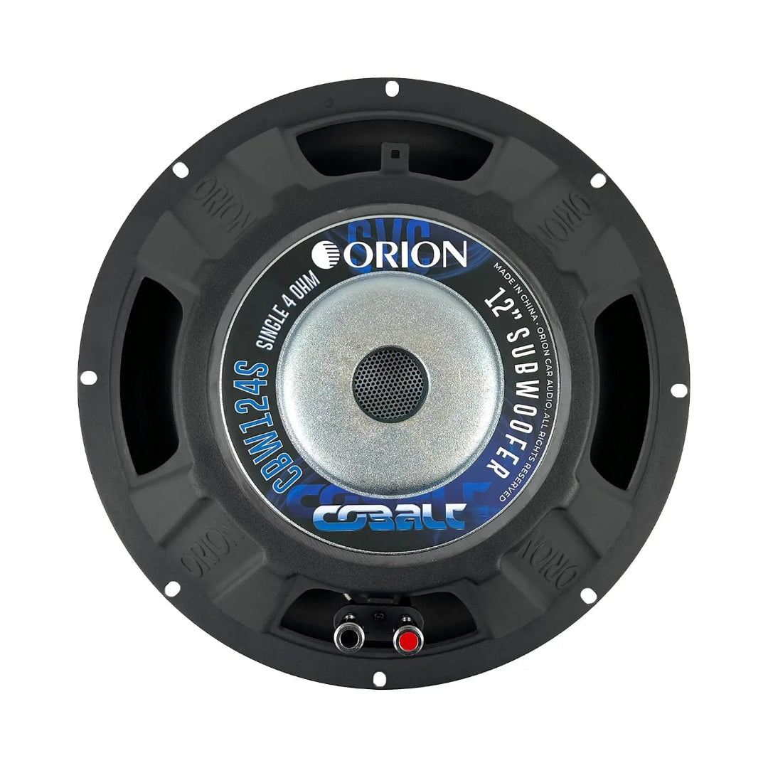 Orion CBW124S 12” Single Voice Coil 4 Ohm Subwoofer | 1600W Cobalt Series Bass ORION Orion CBW124S 12” Single Voice Coil 4 Ohm Subwoofer | 1600W Cobalt Series Bass Orion CBW124S 12” Single Voice Coil 4 Ohm Subwoofer | 1600W Cobalt Series Bass Orion CBW124S 12” Single Voice Coil 4 Ohm Subwoofer | 1600W Cobalt Series Bass Orion CBW124S 12” Single Voice Coil 4 Ohm Subwoofer | 1600W Cobalt Series Bass