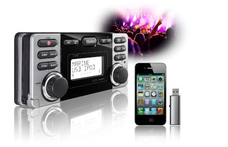 Clarion CMD8 Marine CD USB MP3 WMA Receiver