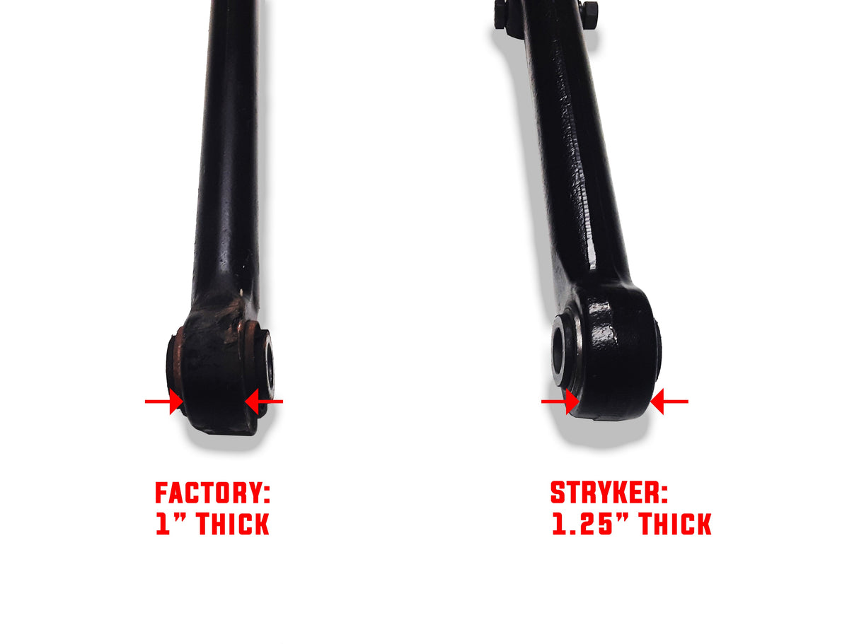 0-4" (or 5-8" when paired with drop bracket) Lift Height Adjustable Track Bar for 2017-2026 Ford F450/F550 Super Duty 4WD Stryker Off Road Design