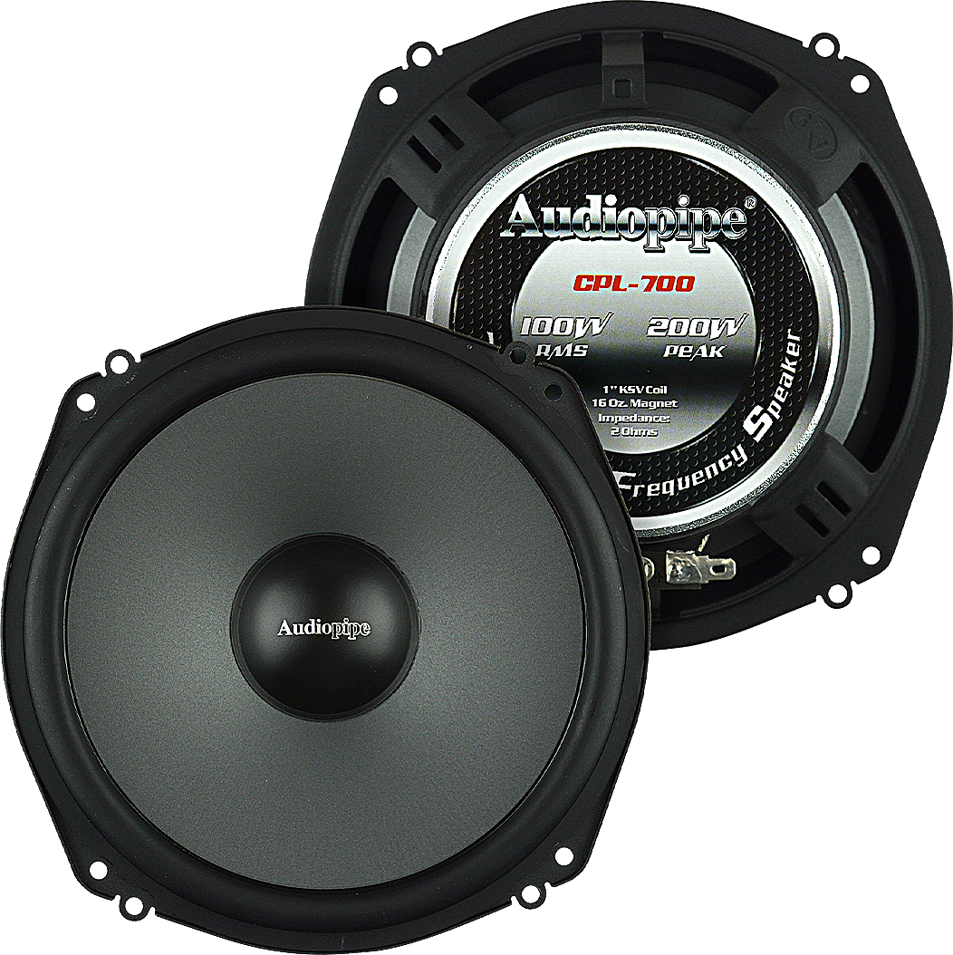 7” Low Mid Frequency Speaker (CPL-700), Sold in Pairs Audiopipe