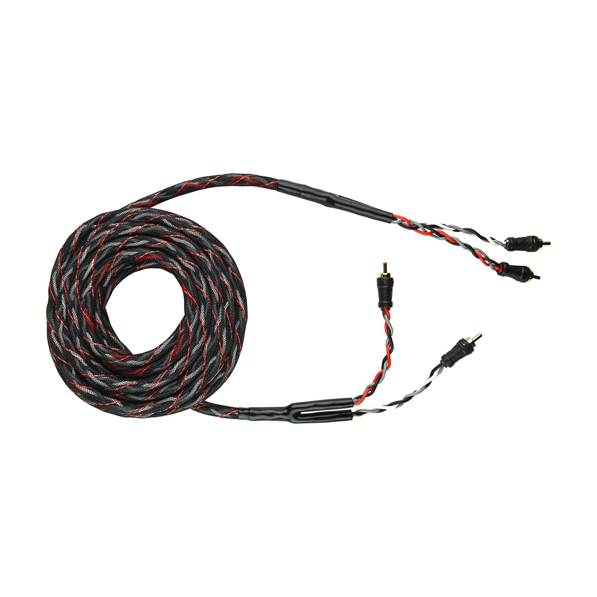 17' Competition Rated RCA Twisted Cable for Car Audio (CPP-TW17) Audiopipe