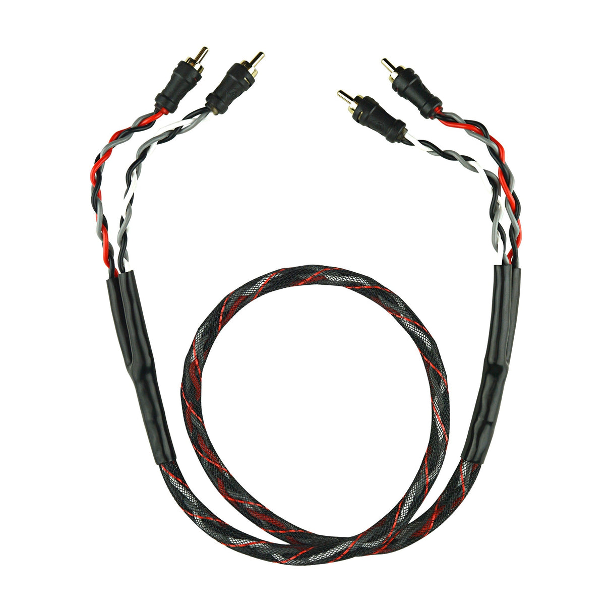 3' Competition Rated RCA Twisted Cable for Car Audio (CPP-TW3) Audiopipe