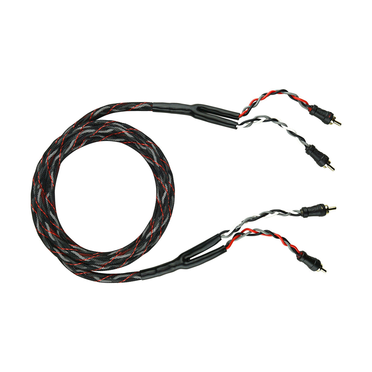 6' Competition Rated RCA Twisted Cable for Car Audio (CPP-TW6) Audiopipe