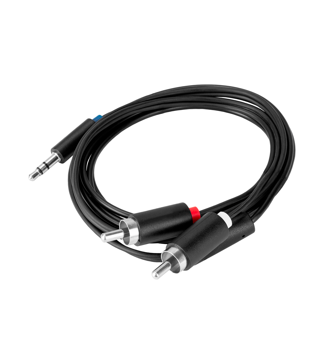 CRX-3.5-2RCA6FT-BK | Stereo Sound Cable Comando Audio