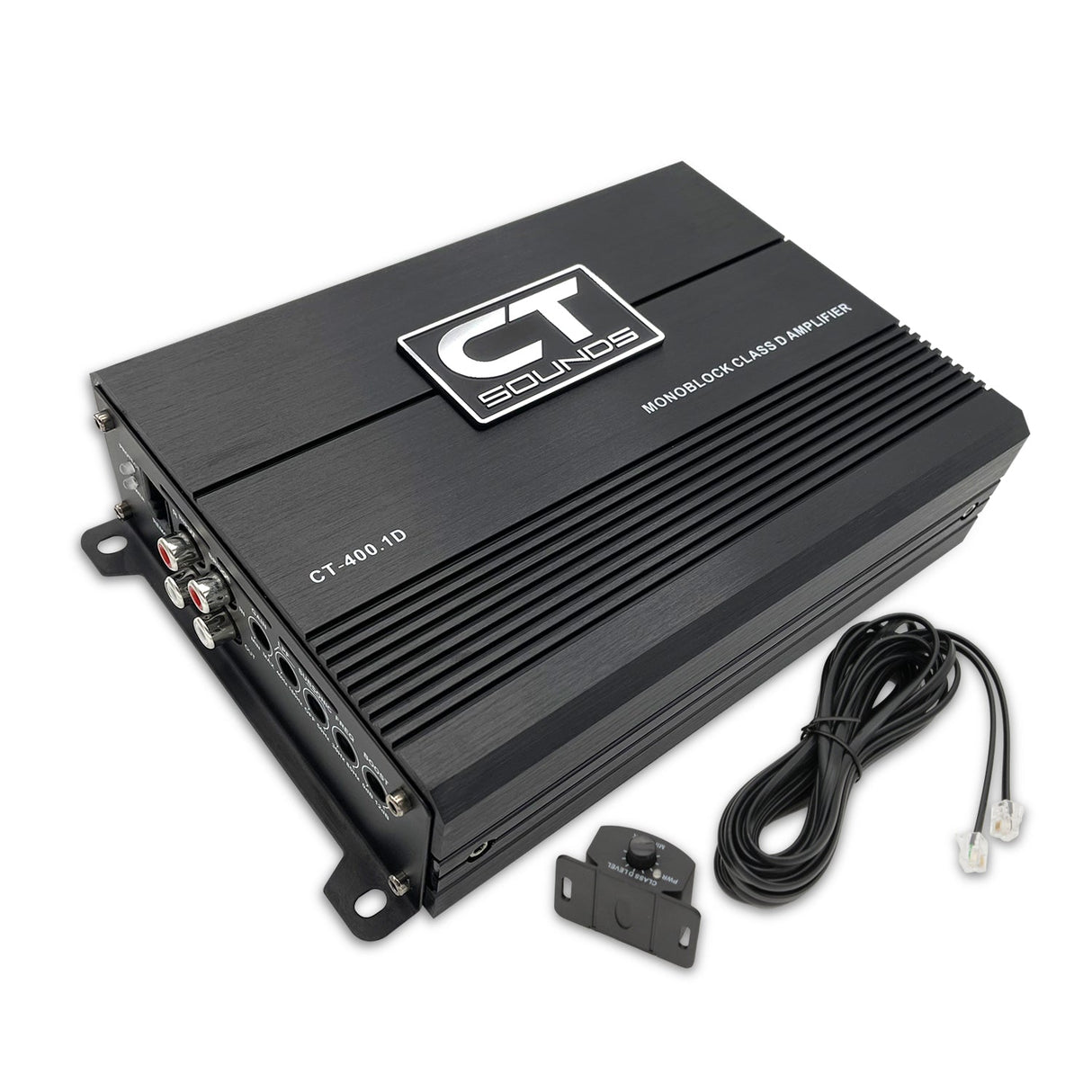 Single 8" 800W Complete Bass Package w/ Sub Box, Amp, & Wiring Kit CT Sounds