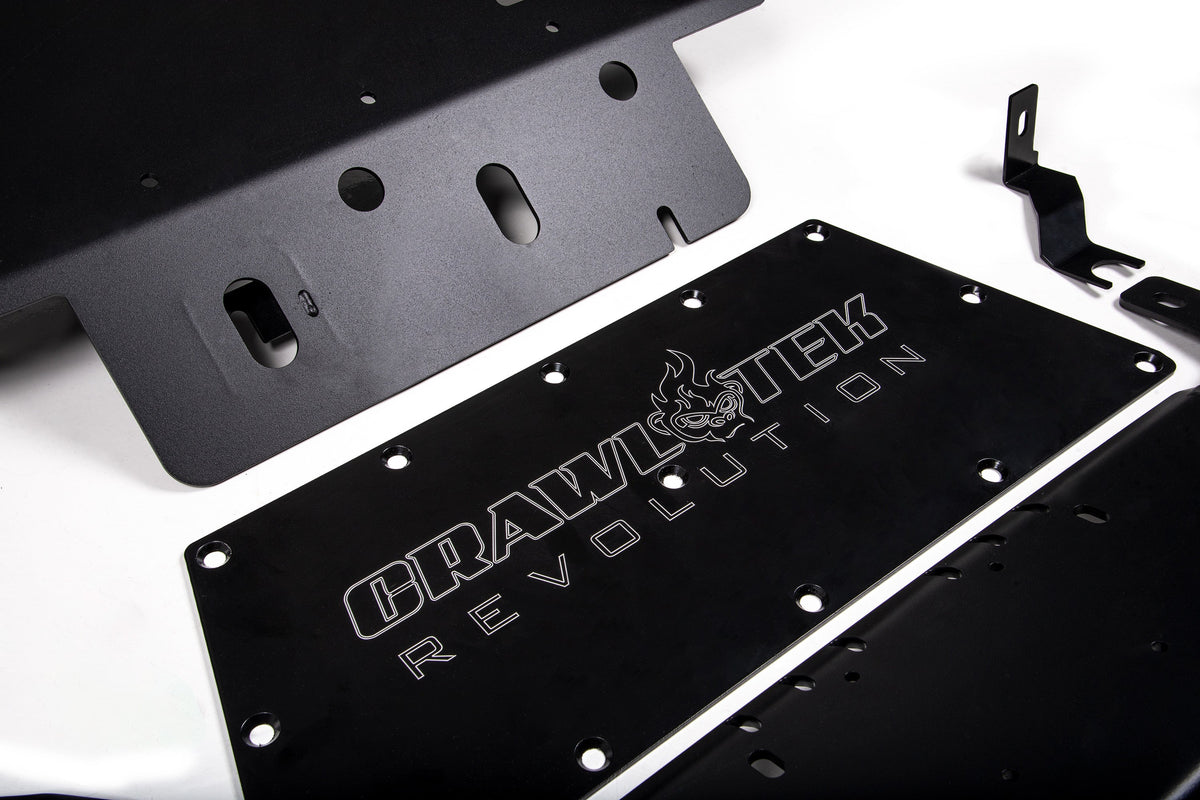 Blaze Front Skid Plate w/ Winch Mount | Ford Bronco (21-26) CrawlTek Revolution
