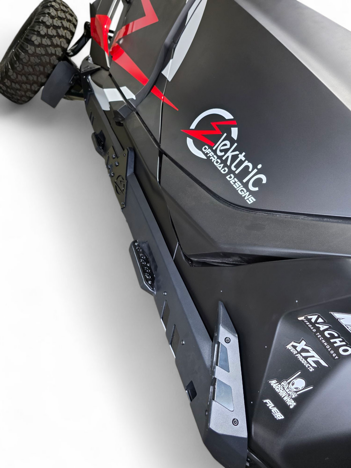 2024+ Can Am Maverick R Volt Rocker Steps 4 Seat www.elektricoffroad.com
