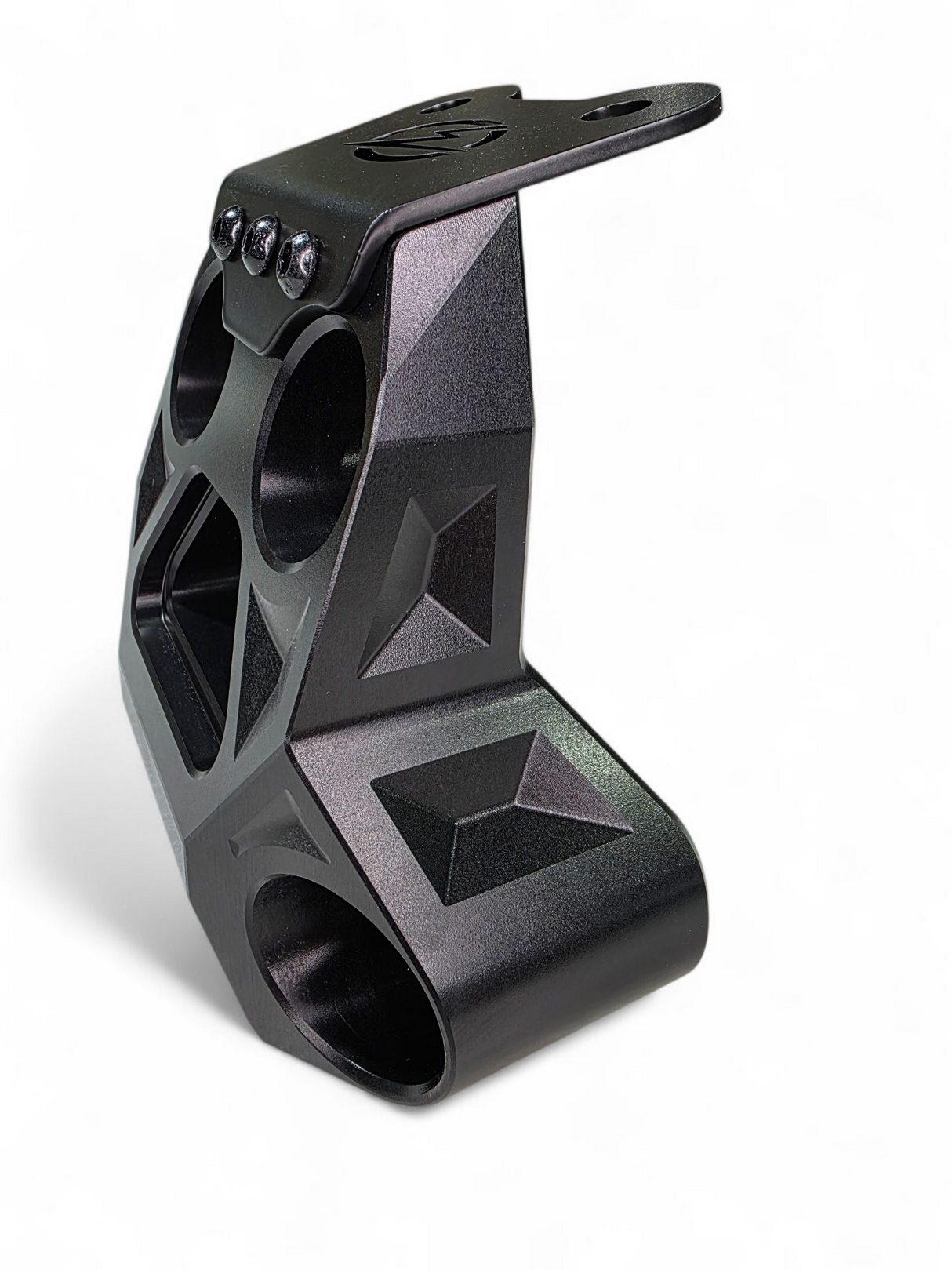 2024+ Can Am Maverick R Billet Radius Rod Plate (Black) www.elektricoffroad.com
