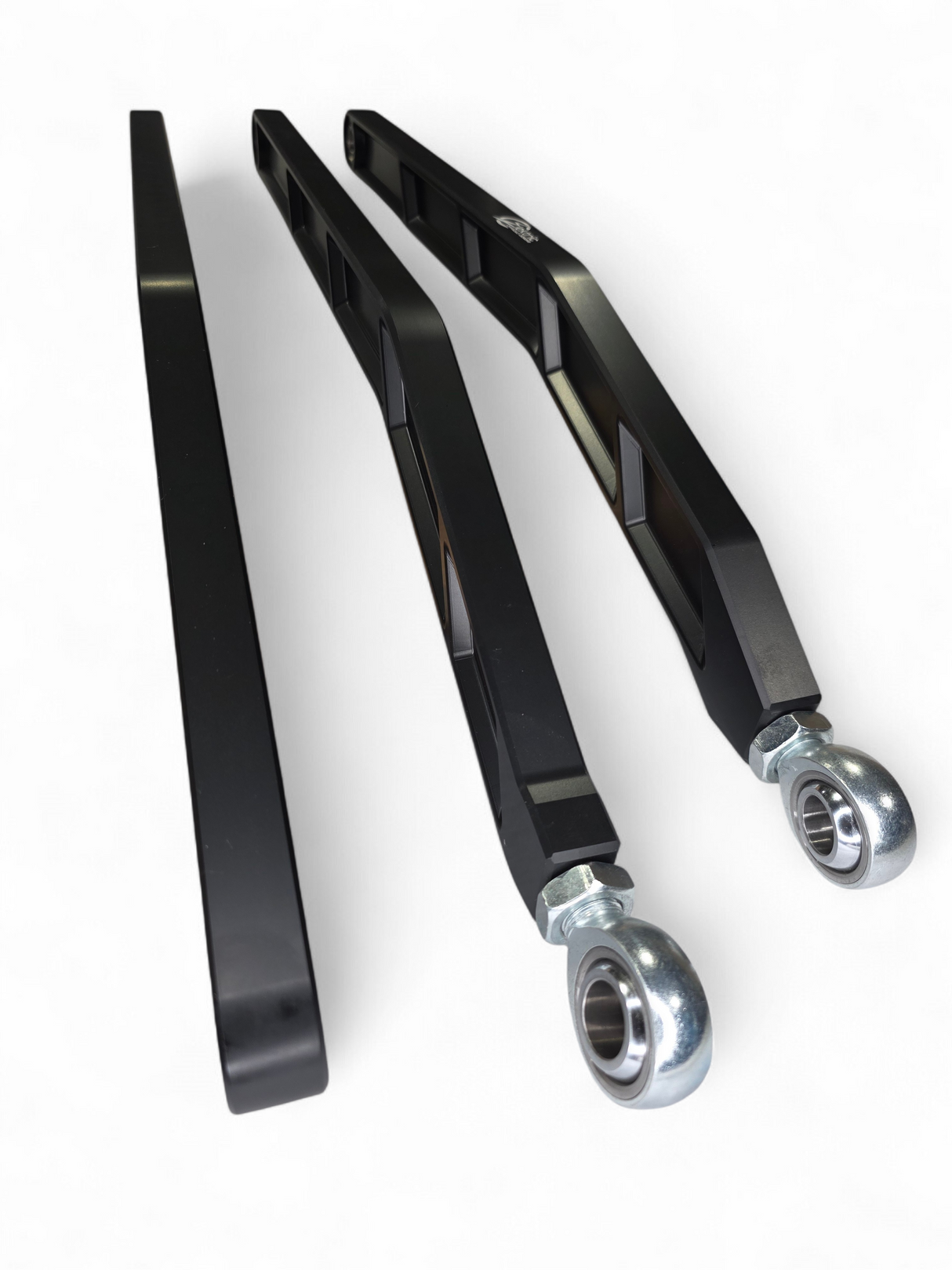 2017+ Can Am X3 Maverick Volt Billet Radius Rods Anodized Black (RS 72" Model Only) www.elektricoffroad.com