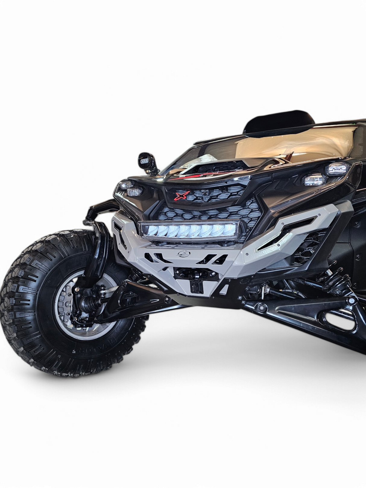 2024 to Current Maverick R Volt Front Winch Bumper www.elektricoffroad.com