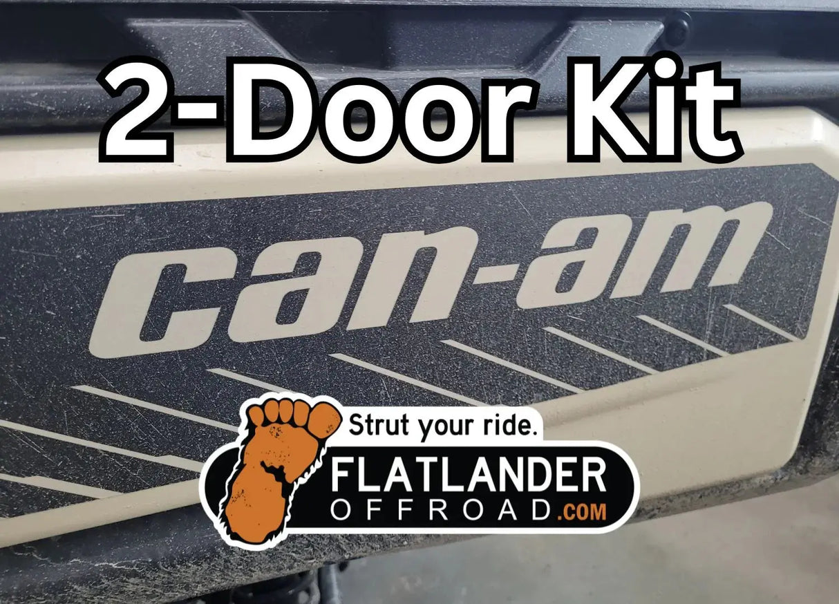 2022.5 to 2026 Can-Am Defender 2-Door Strut Kit Flatlander Offroad