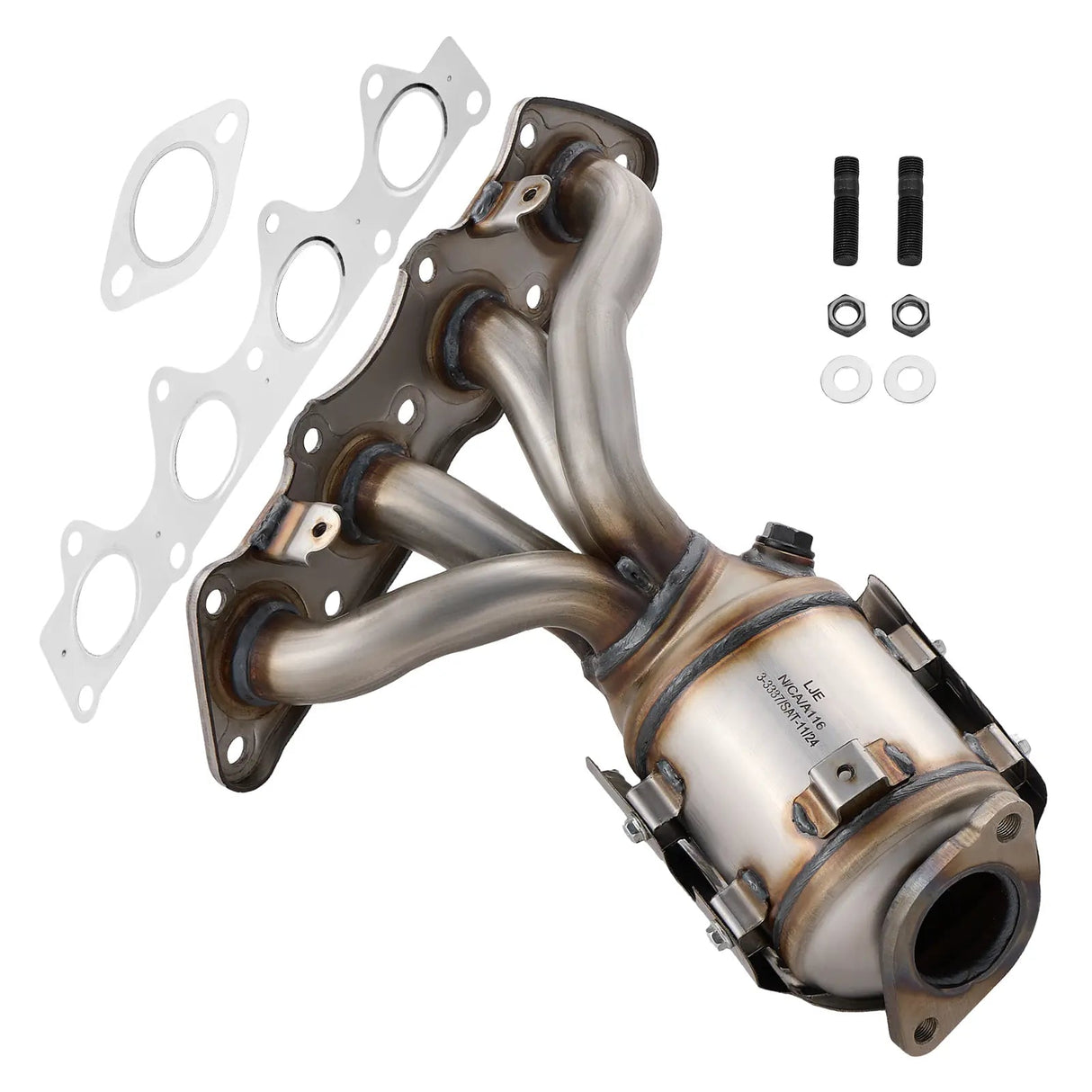 Catalytic Converter Kit for 2012-2017 Hyundai Accent/Veloster Kia Rio/Soul L4 1.6L-Direct Fit,E.P.A. Compliant Flashark