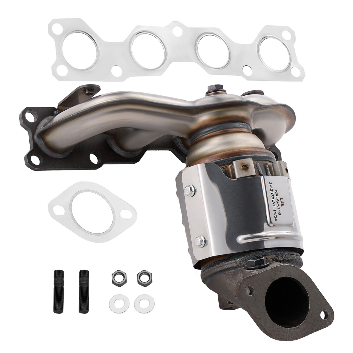 Catalytic Converter Kit for 2013-2016 Hyundai Santa Fe Sport & Kia Sorento L4 2.4L-Direct Fit,E.P.A. Compliant