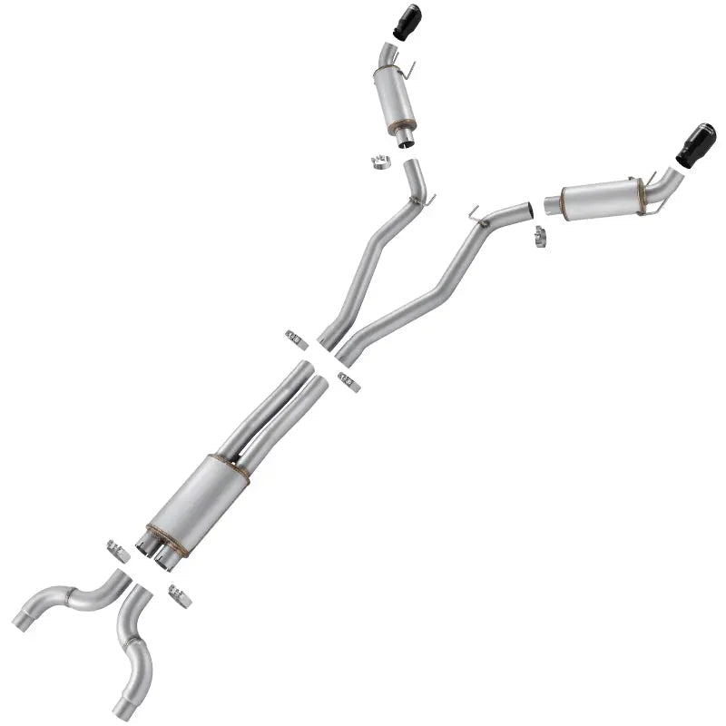 Catback Exhaust System For 2010-2015 Chevy Camaro 6.2L V8 Automatic (L99) 3" Dual