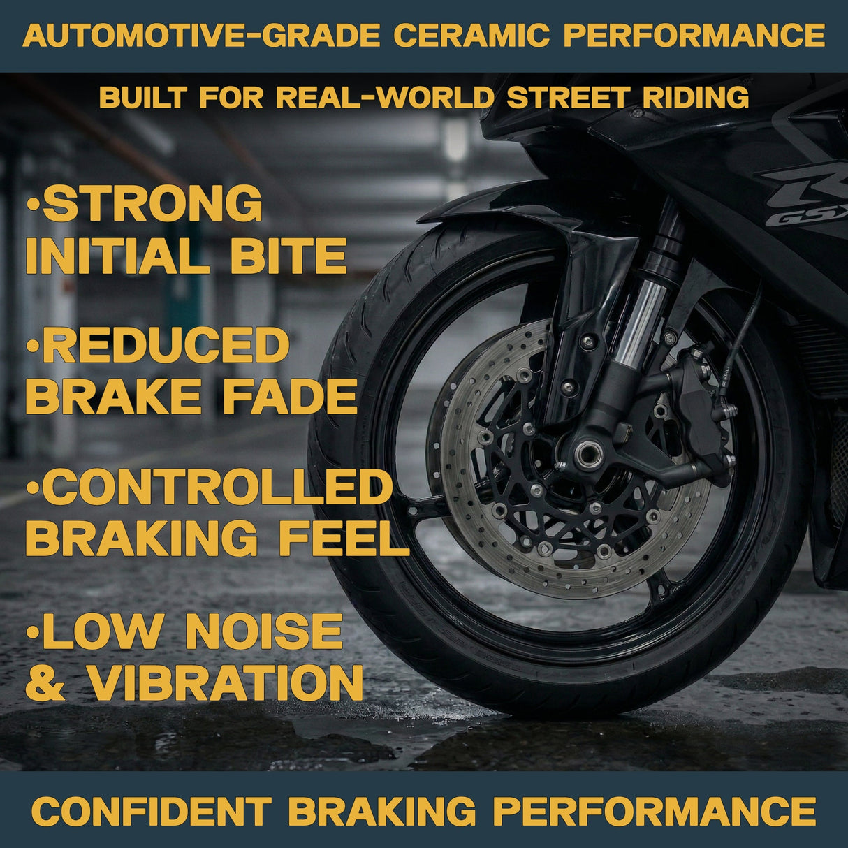Honda CBR650R 2019-2026 Ceramic Brake Pad Set Traild