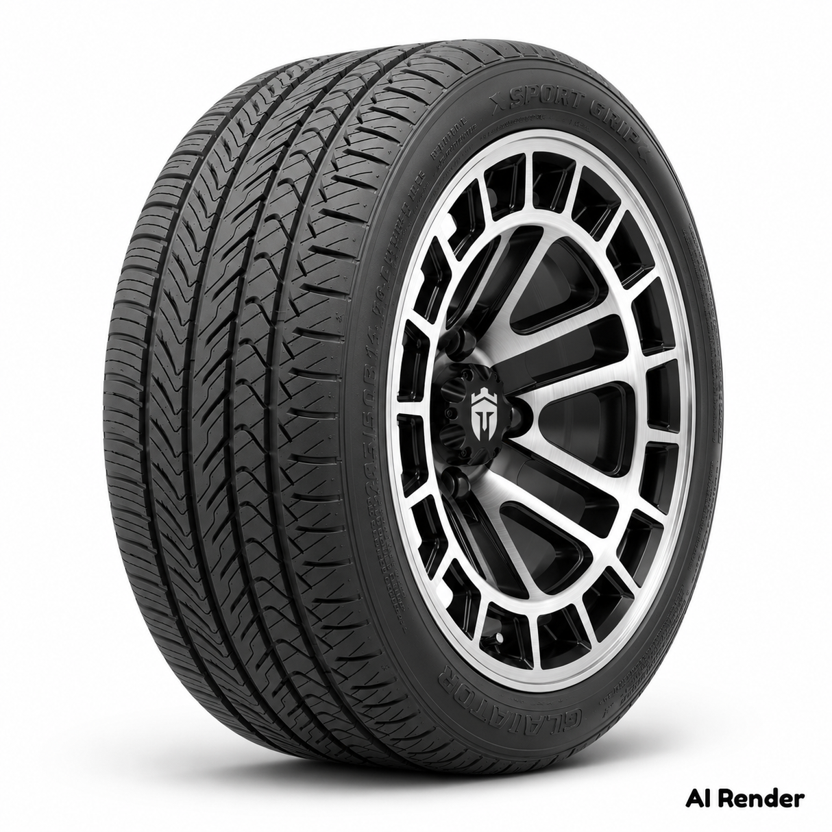 Empire 14" Quest Q1 Wheel with X Comp Golf H/T Tire Package