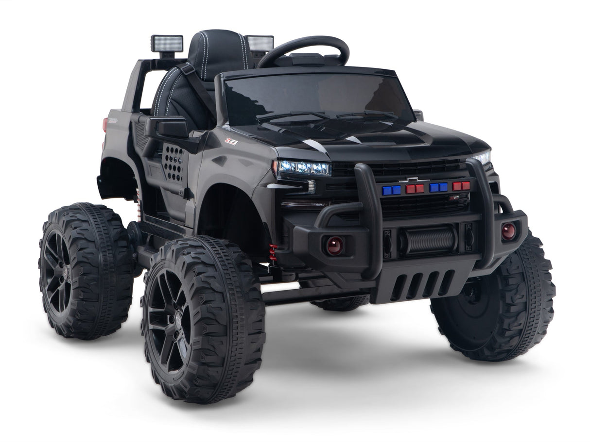Chevy Silverado Monster Pickup Truck Ride On Toy Truck For Children W/Magic Cars® Wireless Parental Control