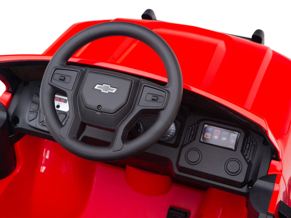 Chevy Silverado Monster Pickup Truck Ride On Toy Truck For Children W/Magic Cars® Wireless Parental Control