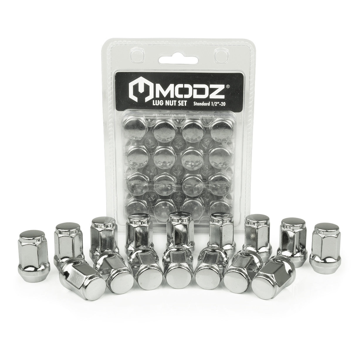 MODZ Chrome Golf Cart Lug Nuts Pack of 16