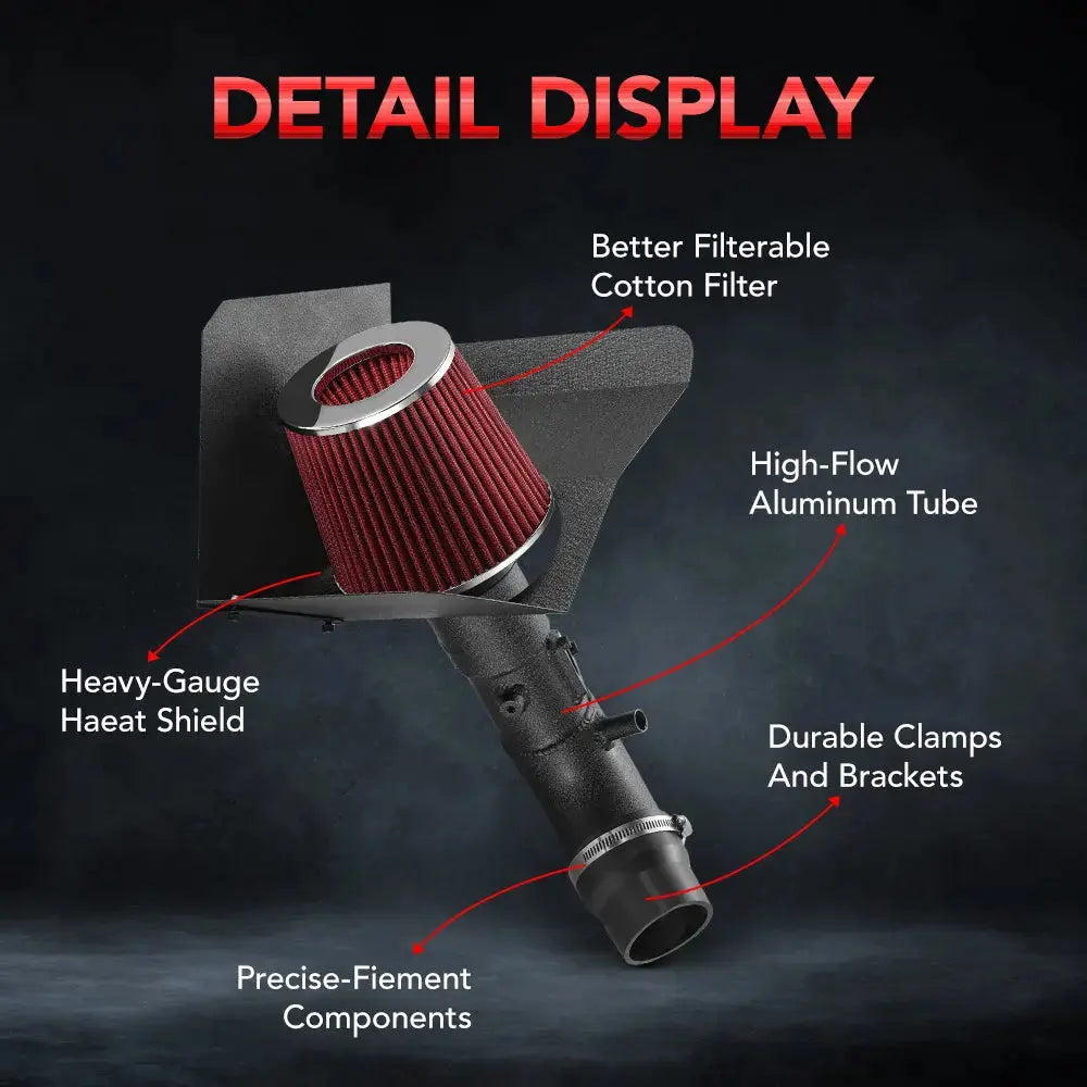 Cold Air Intake For 2009-2017 Toyota Corolla & Scion IM 1.8L I4 GAS DOHC