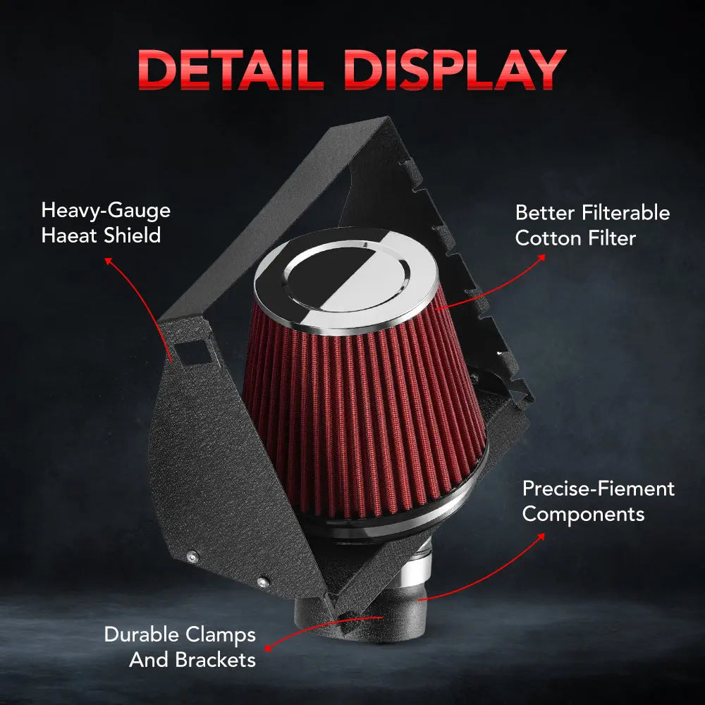 Cold Air Intake For 2015-2024 F150/Expedition 2.7L 3.5L V6 Flashark