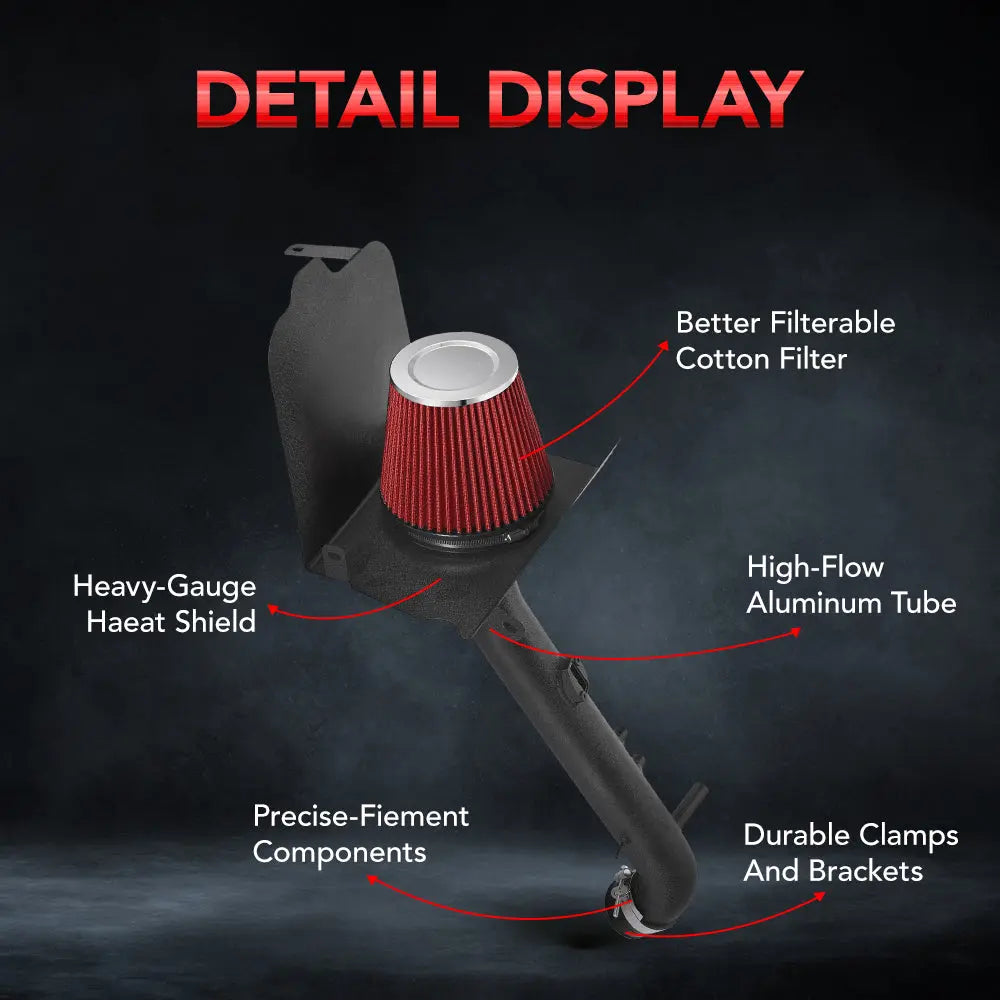 Cold Air Intake for 2005-2019 Toyota Tacoma 2.7L 2TR-FE