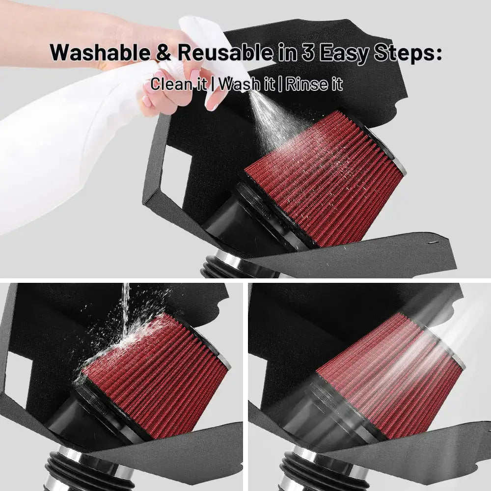 Cold Air intake kit for 2017-2019 Ford F250 F350 F450 F550 V8 6.7L Powerstroke Diesel Flashark