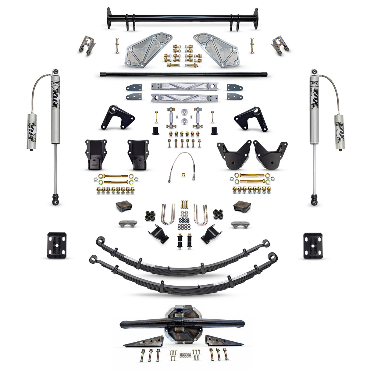 Desolate Motorsports Complete Rear Suspension Kit - 1980-1996 Ford Bronco Desolate Motorsports