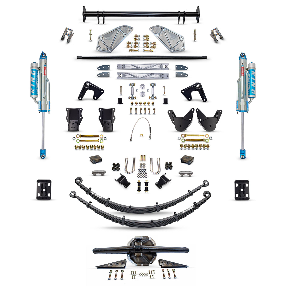 Desolate Motorsports Complete Rear Suspension Kit - 1980-1996 Ford Bronco Desolate Motorsports
