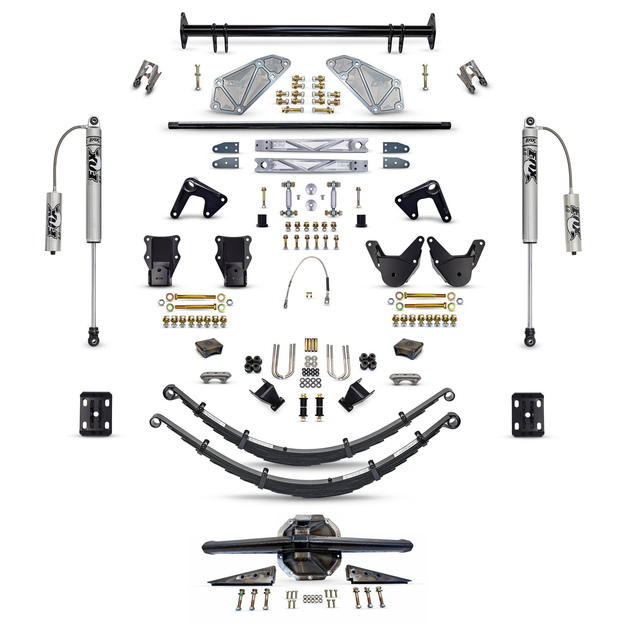Desolate Motorsports Complete Rear Suspension Kit - 1980-1996 Ford Bronco Desolate Motorsports