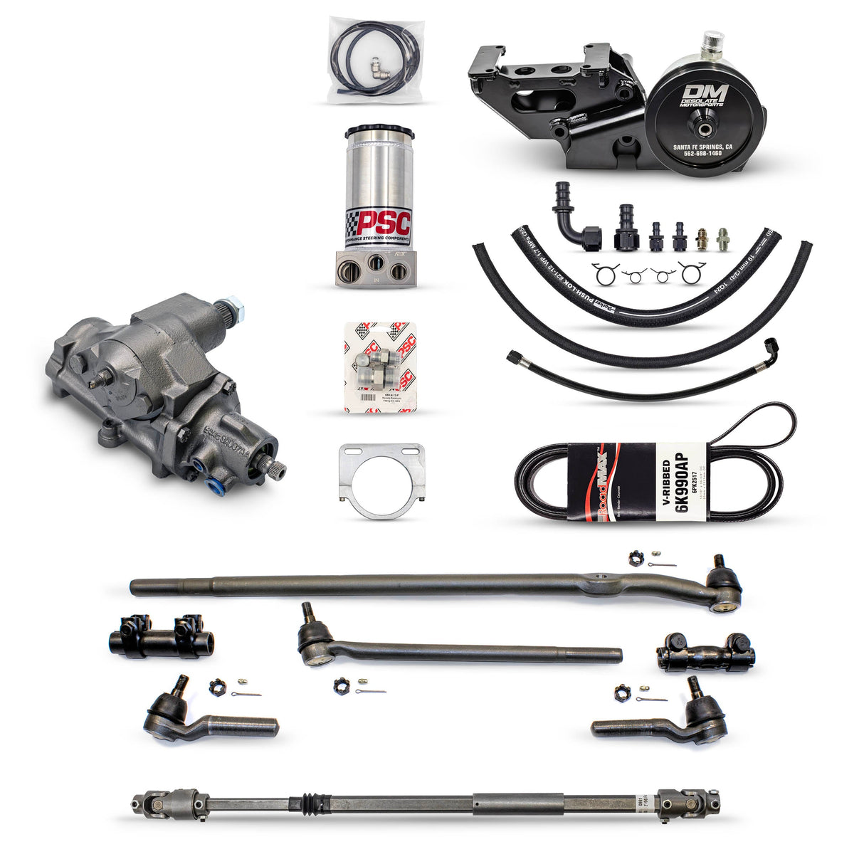 Desolate Motorsports Complete Steering Combo - 1980-1996 Ford F150/Bronco Desolate Motorsports