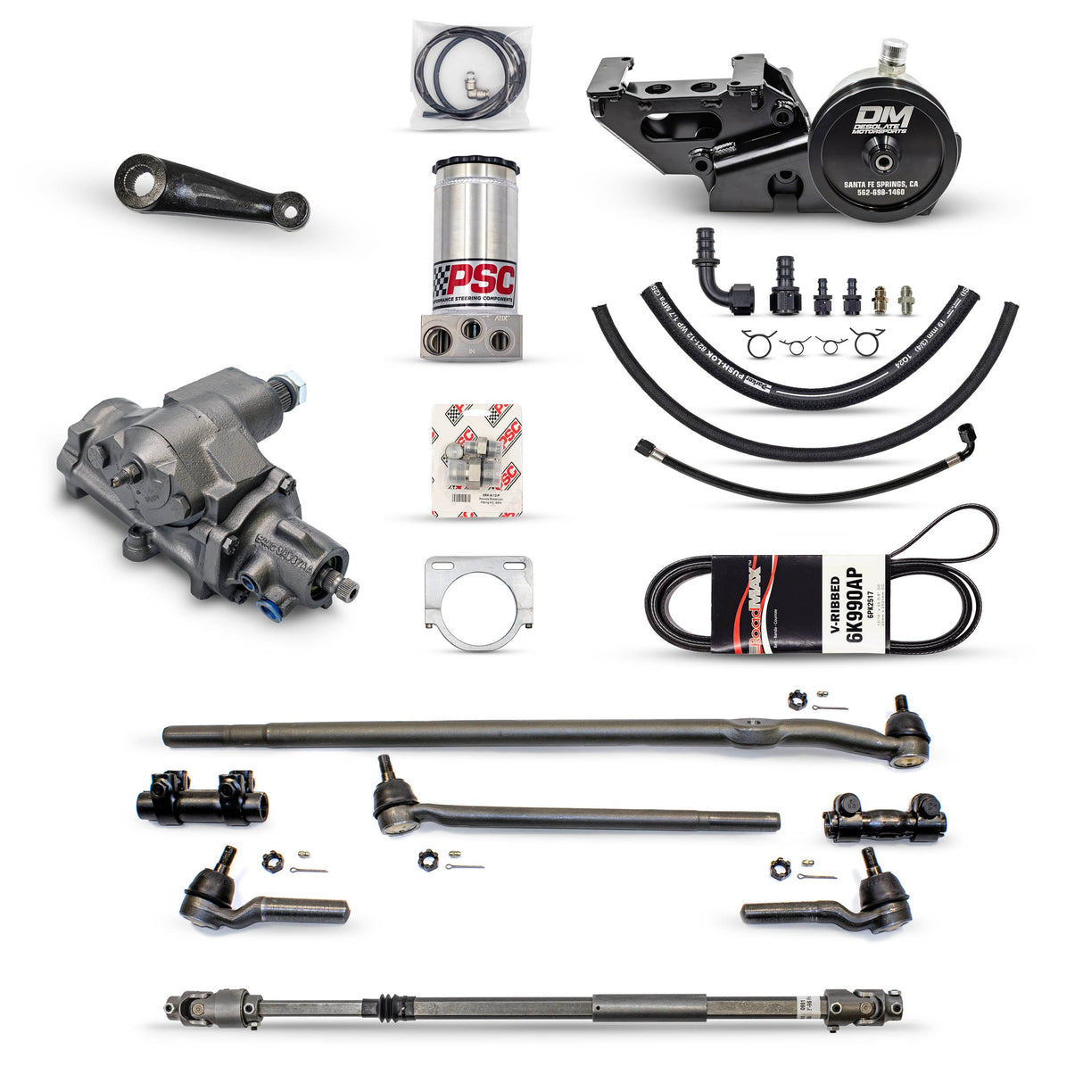Desolate Motorsports Complete Steering Combo - 1980-1996 Ford F150/Bronco Desolate Motorsports