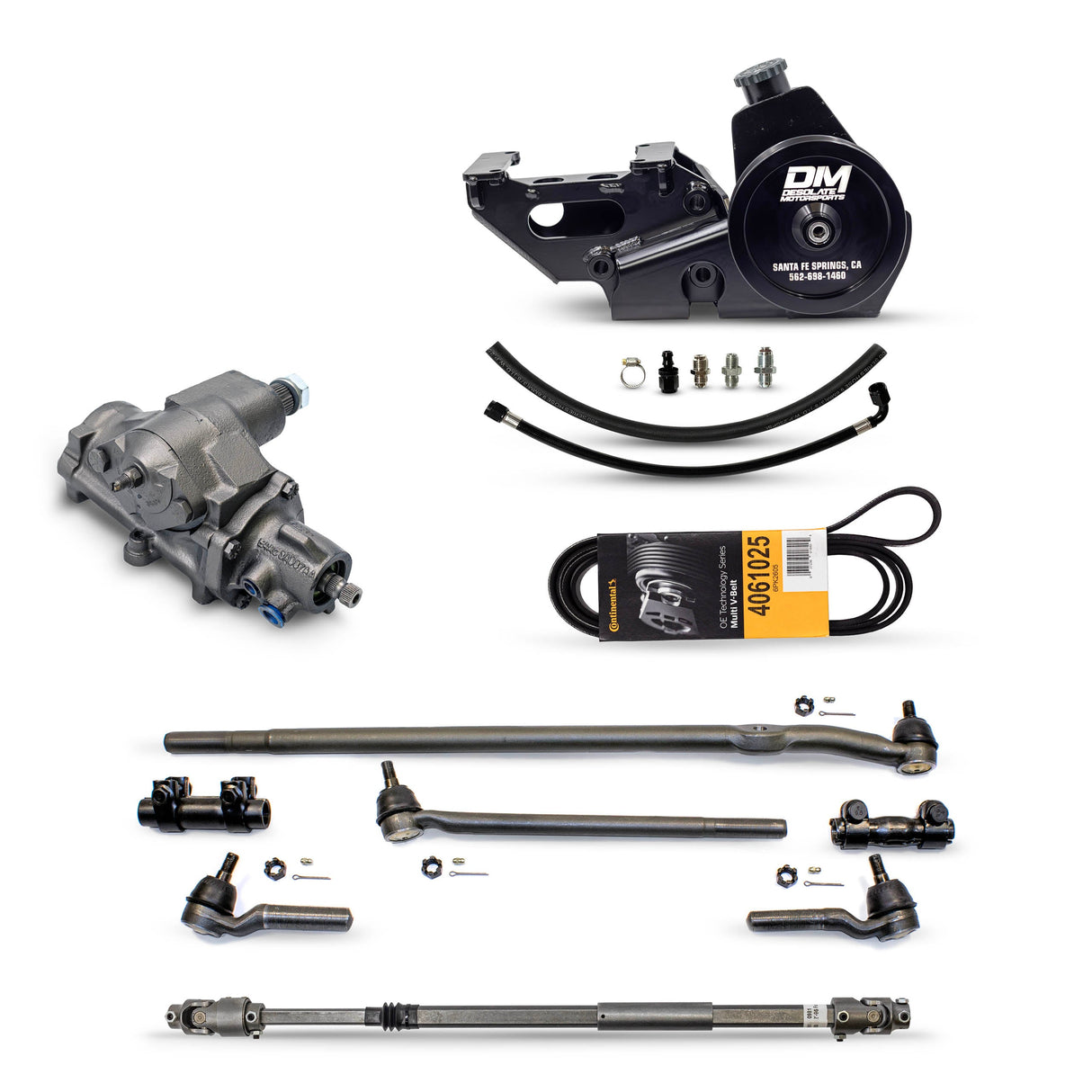 Desolate Motorsports Complete Steering Combo - 1980-1996 Ford F150/Bronco Desolate Motorsports