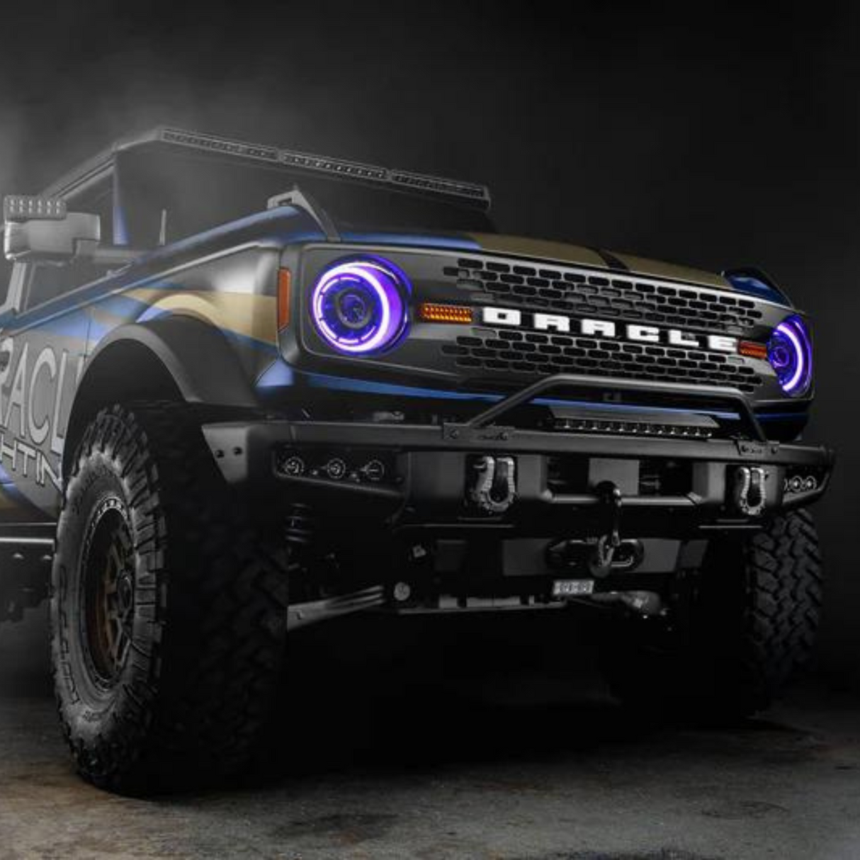 Oracle Lighting Oculus COLORSHIFT BI-LED Projector Headlights I '21- Current Ford Bronco