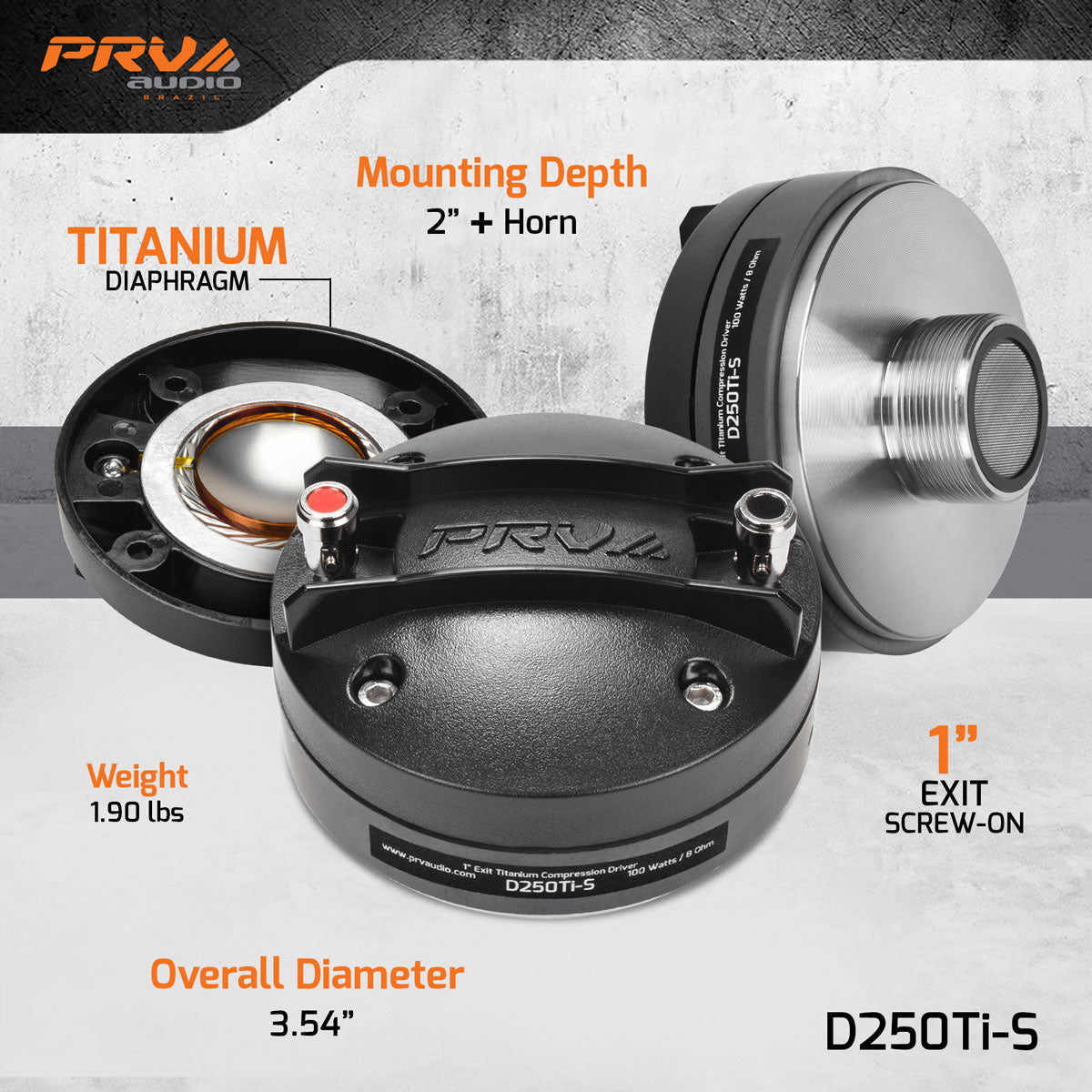 PRV D250Ti-S Driver PRV Audio