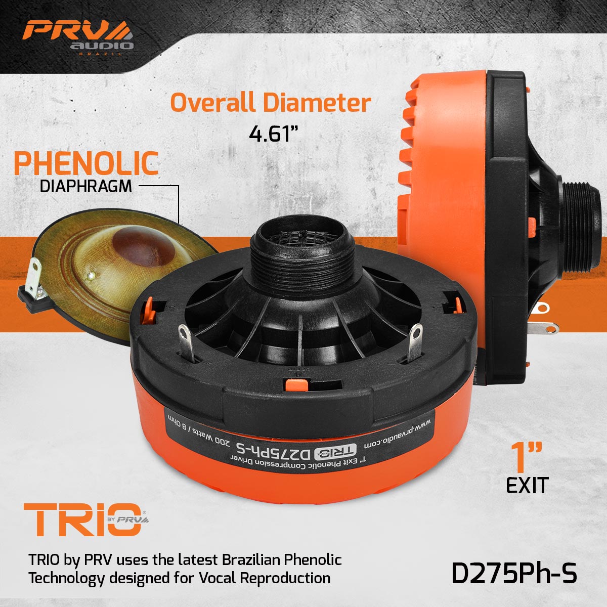 PRV D275Ph-S Driver PRV Audio