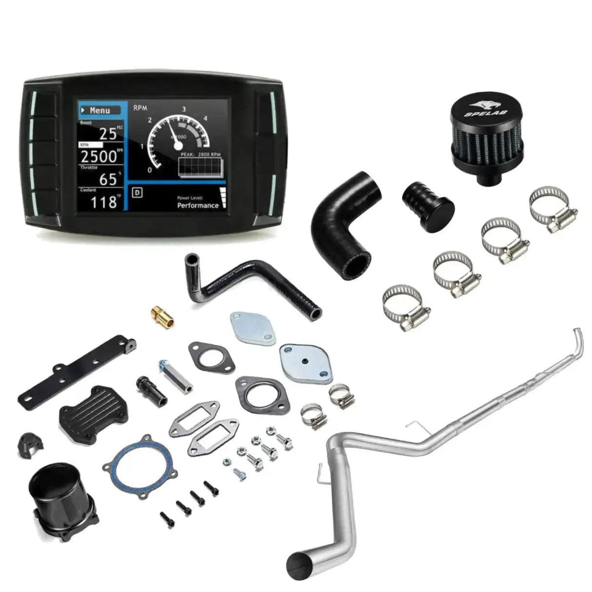 EGR/DPF/DEF Delete All-in-One Kit for 2013-2017 6.7L Ram 2500 3500 Cummins Flashark