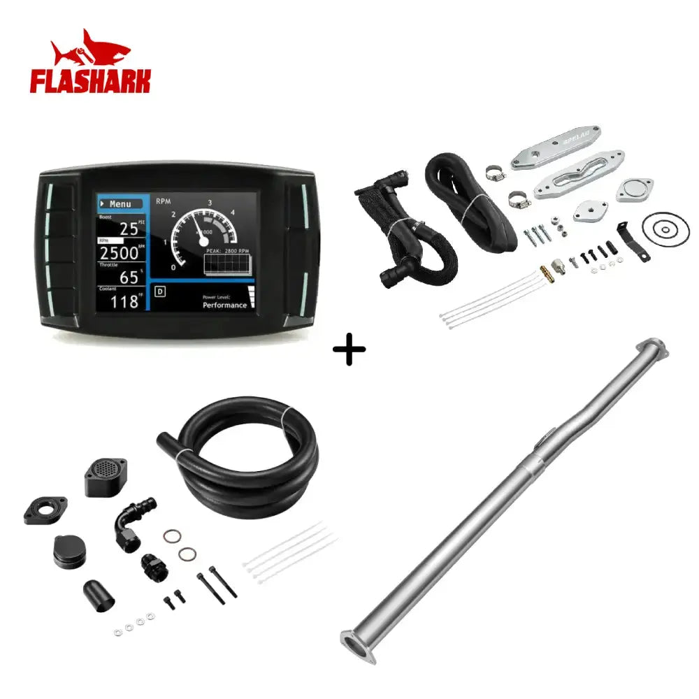 EGR/DPF/CCV/DEF Delete Kit For 2015-2016 6.7L Ford Powerstroke Diesel All-in-One Kit