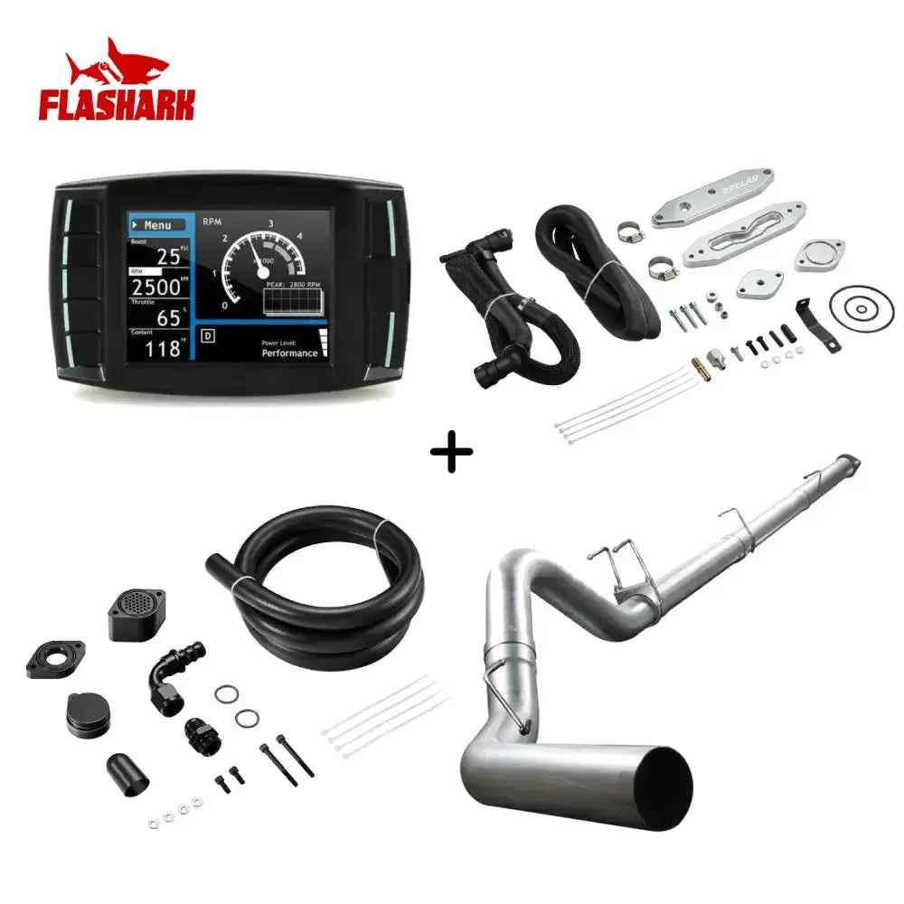 EGR/DPF/CCV/DEF Delete Kit For 2015-2016 6.7L Ford Powerstroke Diesel All-in-One Kit