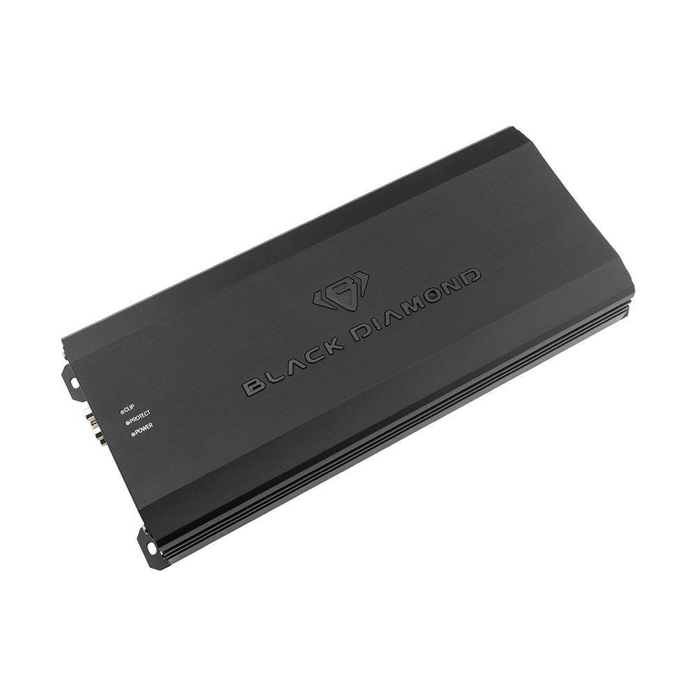 Black Diamond 1-Channel Class D Monoblock Amplifier | 1500W RMS at 1-Ohm