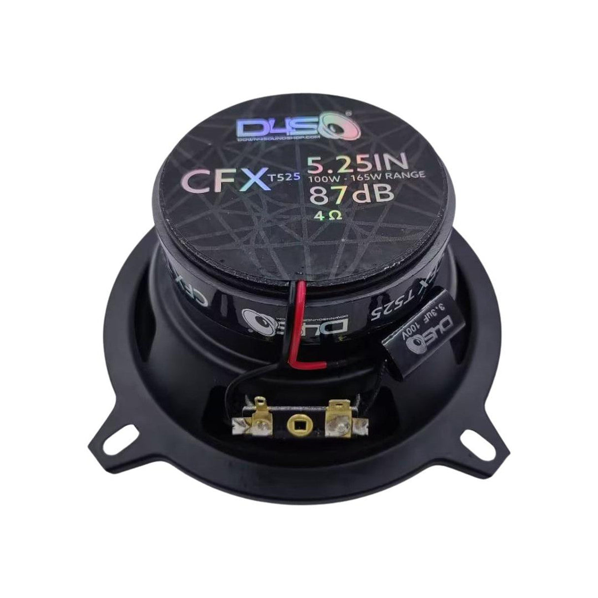 Down4Sound CFXT525 5.25" 165W RMS Coaxial Speakers (Pair) Down4Sound