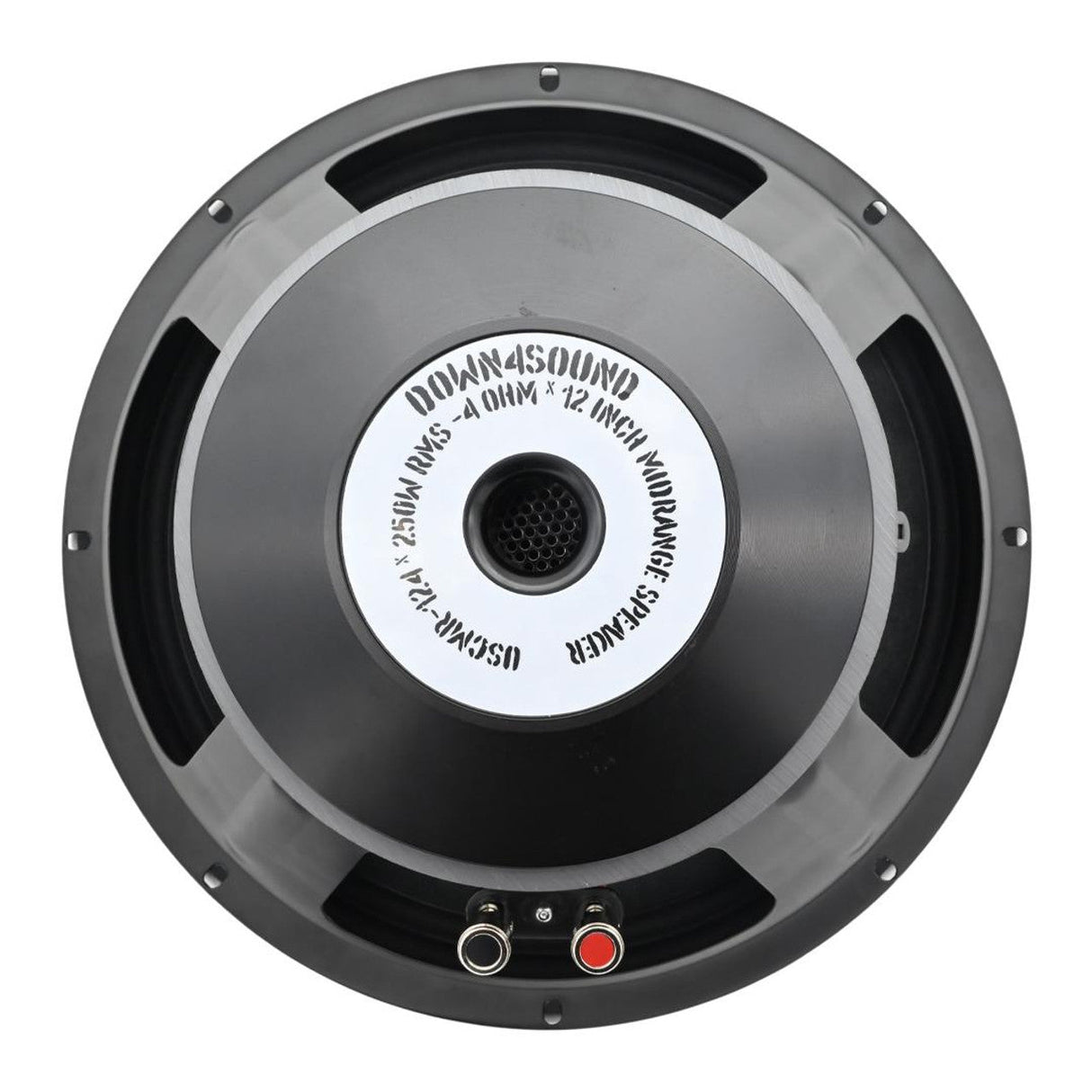 Down4Sound USCMR-124 12" 250W RMS Paper Cone Pro Audio Midrange Speaker (Single) Down4Sound