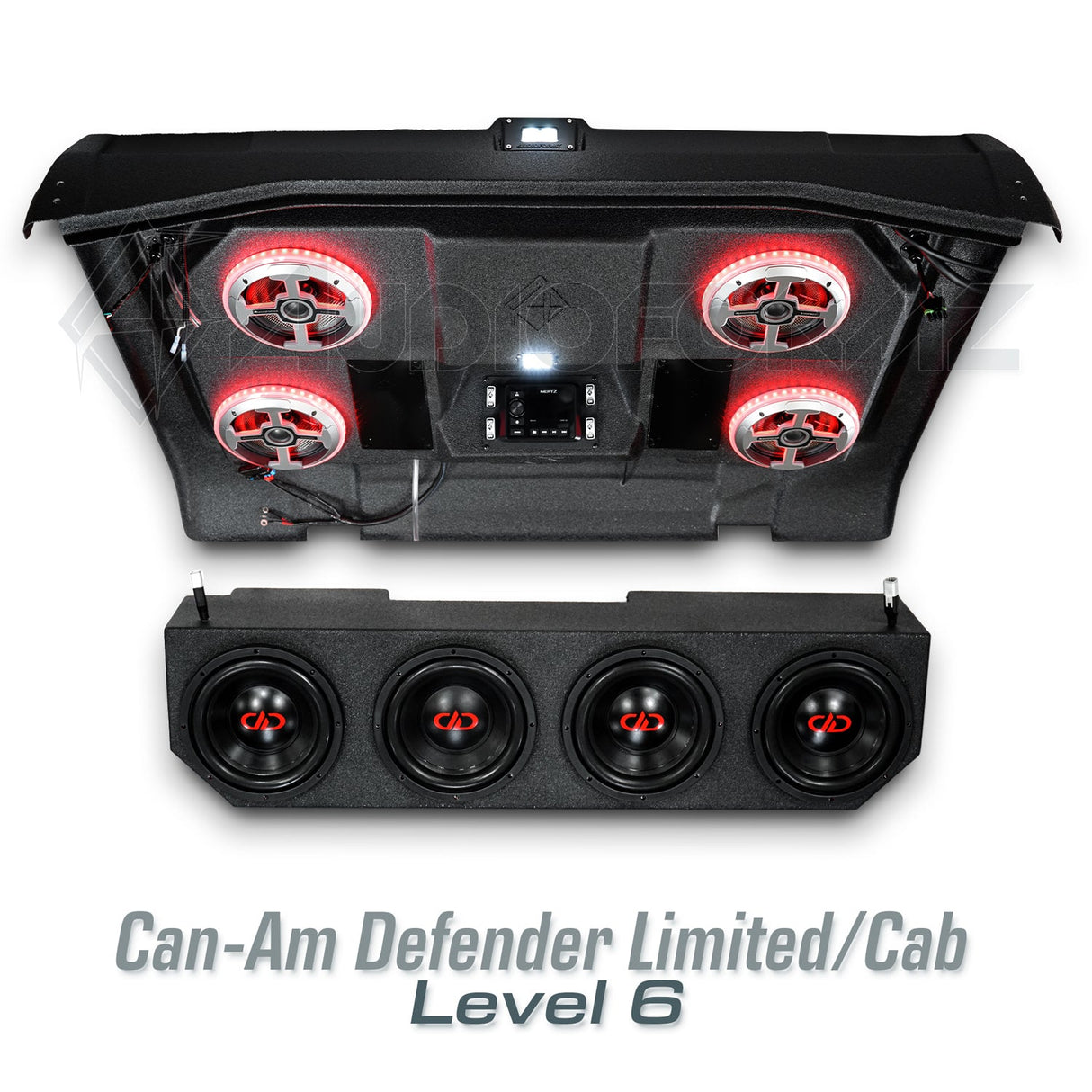 2026+ Can-Am Defender HD11 Limited/Cab Stereo Tops (2-Door) Can-Am