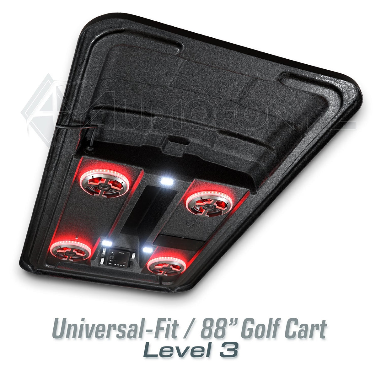 88in Universal-Fit Golf Cart Stereo Tops (4-Seat) Universal-Fit