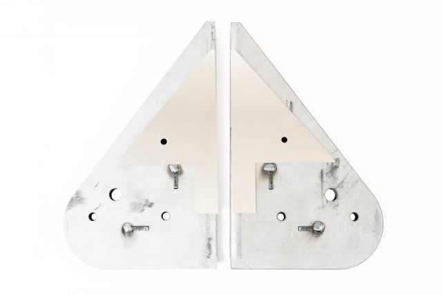 OBS Solutions Dual Plate GM Mirror Conversion Kit - 1992-1997 Ford F-Series & Bronco OBS Solutions