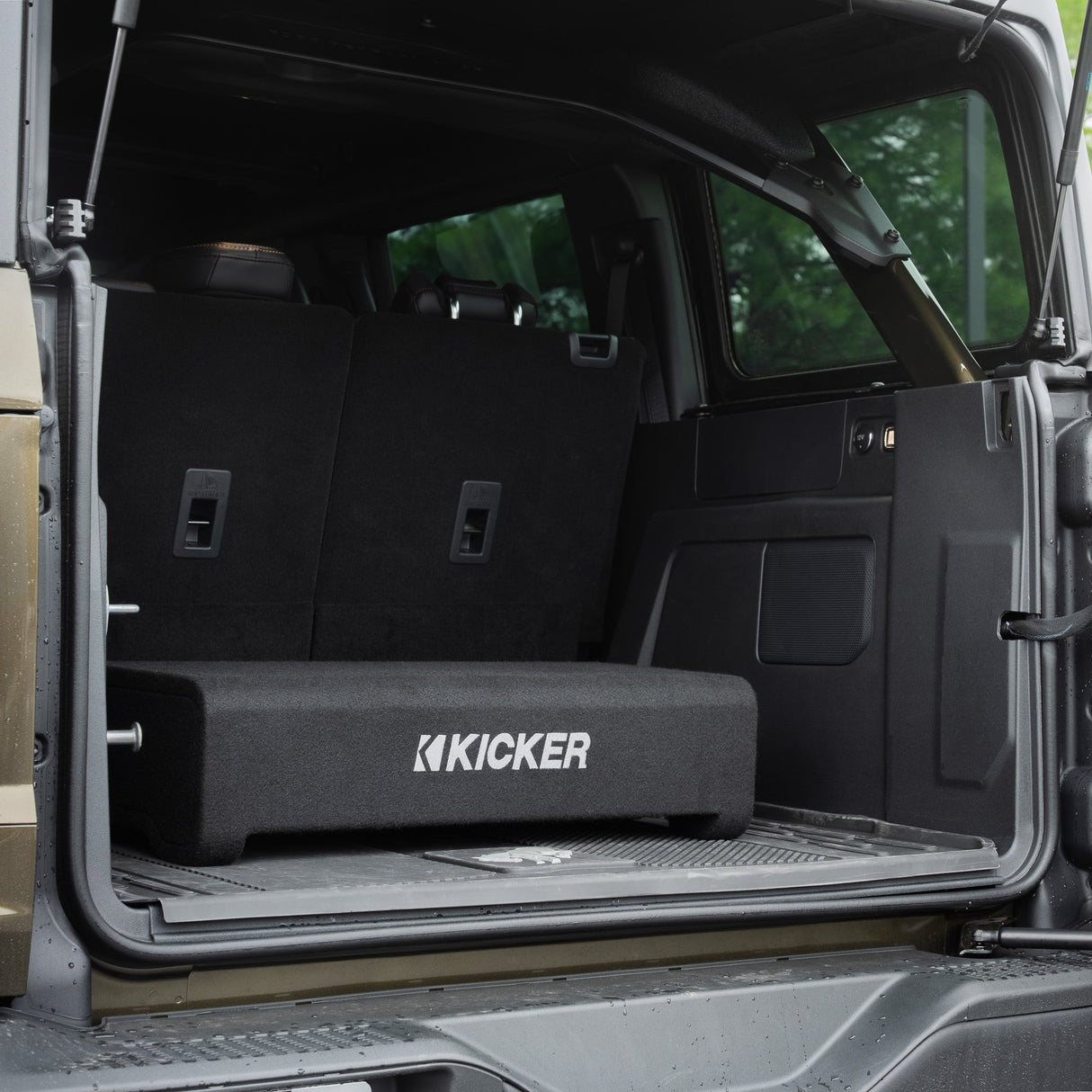 Kicker Plug and Play Powered Down-Firing 10" Enclosure Upgrade | '21- Current Ford Bronco