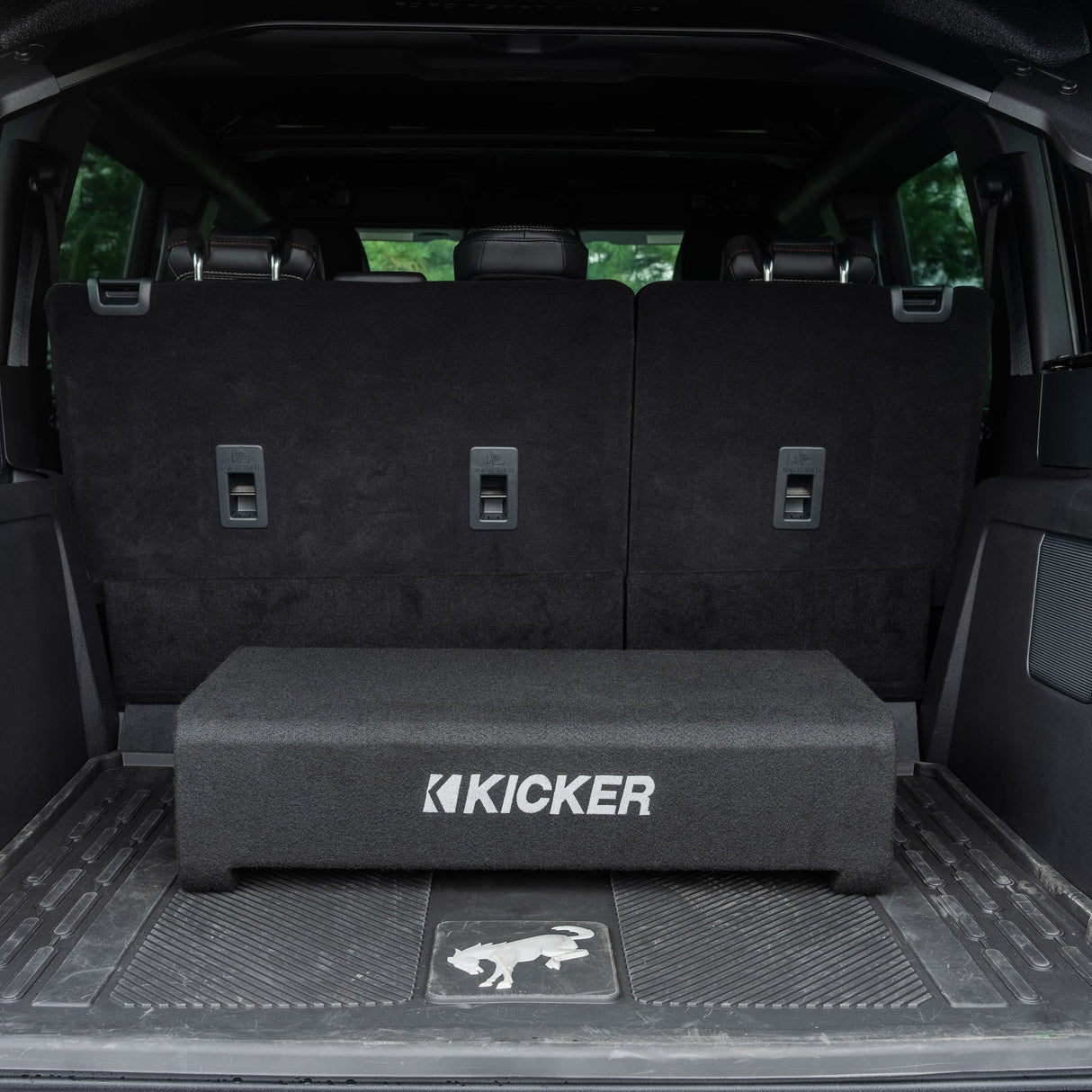 Kicker Plug and Play Powered Down-Firing 12" Enclosure Upgrade | '21- Current Ford Bronco