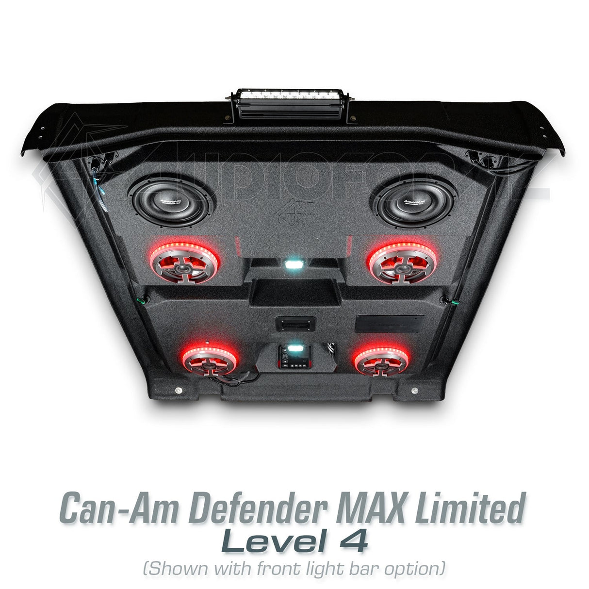2026+ Can-Am Defender MAX HD11 Limited/Cab Stereo Tops (4-Door) Can-Am